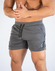 Men's Quick Dry Compression Gym Running Shorts Pockets