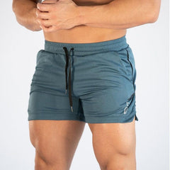 Men's Quick Dry Compression Gym Running Shorts Pockets
