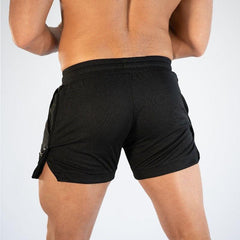 Men's Quick Dry Compression Gym Running Shorts Pockets