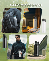 Large Capacity Stainless Steel Water Bottle For Fitness