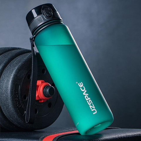 Sports Water Bottle With Time Marker Leakproof Tritan