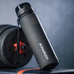 Sports Water Bottle With Time Marker Leakproof Tritan