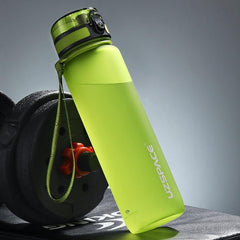 Sports Water Bottle With Time Marker Leakproof Tritan