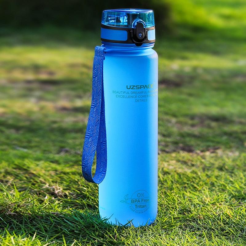 Sports Water Bottle With Time Marker Leakproof Tritan
