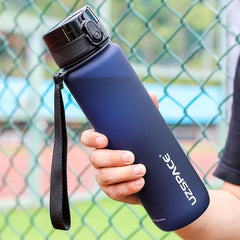 Sports Water Bottle With Time Marker Leakproof Tritan