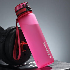 Sports Water Bottle With Time Marker Leakproof Tritan