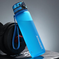 Sports Water Bottle With Time Marker Leakproof Tritan