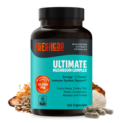 Organic Mushroom Complex Supplement Capsules Dietary Support