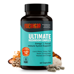 Organic Mushroom Complex Supplement Capsules Dietary Support