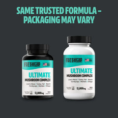 Organic Mushroom Complex Supplement Capsules Dietary Support